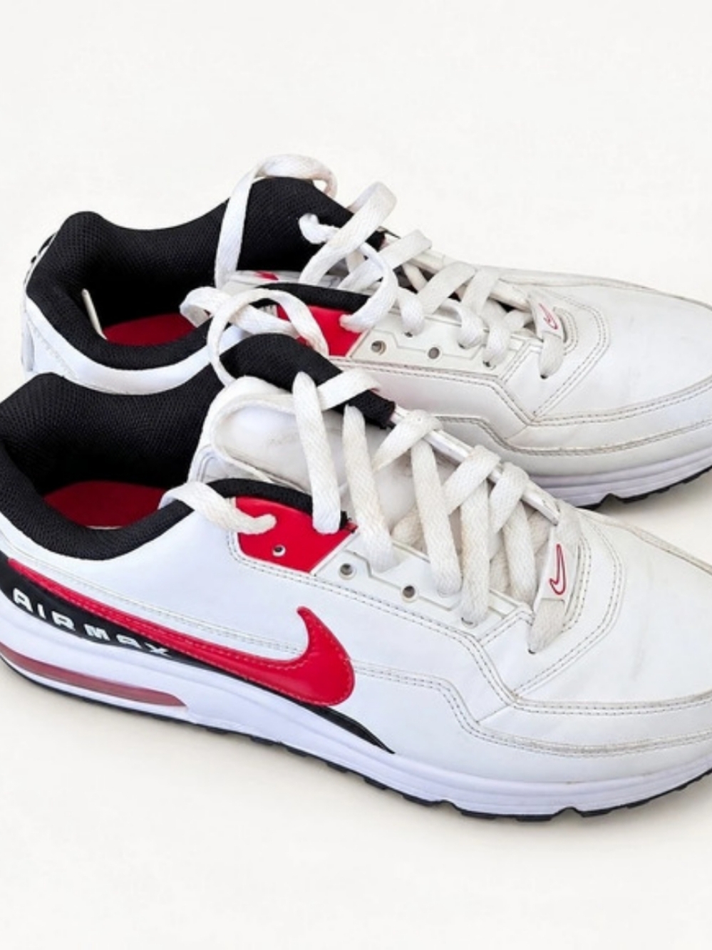 Mens NIKE AIR MAX LTD 3 BV1171-100 White/University Red Black